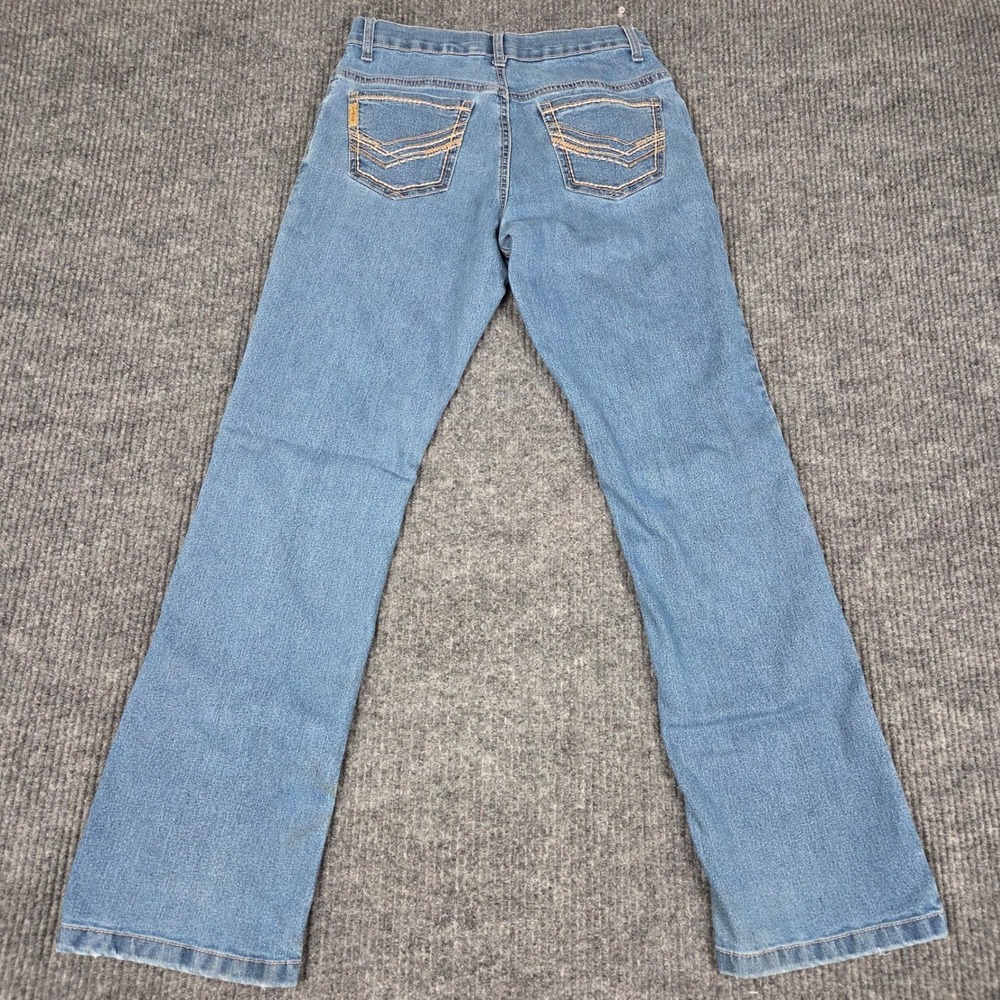 Cinch Boys Medium Wash Straight Leg Western Denim Jeans Size 16R MB16682008 - Picture 2 of 10